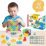 Montessori osavusm&auml;ng Torniehitamine JoyJoyful 32 osa