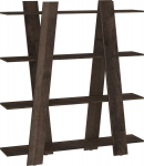 Via VIA-05 avatud riiuliga raamaturiiul 140 cm, tamm Grange &ndash; moodne hoiustamine stiiliga