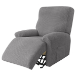 4tk/komplekt Veniv Jacquard Diivanikaitse Elastse All&auml;&auml;rega ja K&uuml;ljetaskuga, pilka