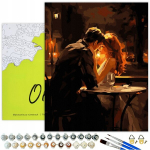 Numbritega maalimise komplekt 40x50 cm, Romantiline &otilde;htu, Oh-art, ANG1062