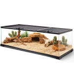 Klaasist terraarium roomajatele ja kahepaiksetele Repti-Zoo, 75x30x25 cm