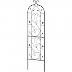 Aiatrepp, 38x152 cm, Must, Metall