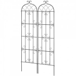 Aiatrepp, 51x220 cm, Must, Metall