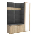 Esiku kapp Luton 7, hall/pruun