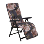 Aiatool Patio Lena Plus Black Edition, kokkupandav, jalatoega, plastist