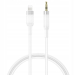 Xo Nb-r279a helikaabel Lightning &ndash; 3,5 mm pesa, 1 m, valge