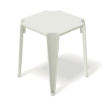 &Otilde;ues kasutatav abilaud Ferne Lottie Senza, beež plastmass, 39,6 x 39,6 cm, virnastatav