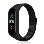 Nailonist k&auml;epael Xiaomi Mi Band 3/4/5/6, must originaal iStrap