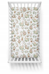 Puuvillane lina kummipaelaga 120x60 cm - Loomad lehtedes