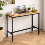 K&otilde;rge baarilaud, BEGRYF, 100&times;40&times;90 cm, tammeplaat, must metallraam, t&ouml;&ouml;stuslik stiil - k&ouml;&ouml;ki, elutuppa, kohvikusse.