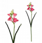 Roosa freesia oks 59 cm, kunstlille&otilde;ied, elutruud