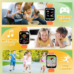 Nutikell Laste nutikell kaamera ja m&auml;ngudega, oranž