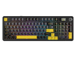 ATTACK SHARK X98PRO juhtmeta mehaaniline klaviatuur, multifunktsionaalne k&auml;epide ja TFT-ekraan Stellar Black