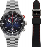 Zeppelin Eurofighter 7298M-3 meeste kronograaf, terask&auml;ekett ja lisarihm