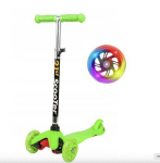 T&otilde;ukeratas LED ratastega, tasakaalustav Scooter, roheline