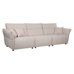 Diivan Home4you CALLA, 4-kohaline, kaera valge, moodne polsterdus