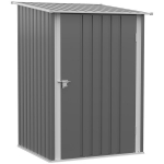 Terasest aiakuur 0,92 m&sup2;, lukustatav, katusekujuline, 100x103x160 cm, hall
