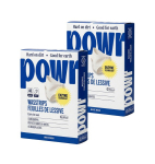 POWR pesulehed x2, valge pesu jaoks, 80 lehte