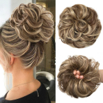 Laineline juuksekrunn kummiga JJstar pruun/blond 55 g