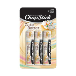 3-pakk Cake Batter Chapsticki maitsestatud niisutavaid huulepalsameid