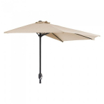 Aia p&auml;ikesevari Mirpol Falkon poolringikujuline beež 270x240 cm, pol&uuml;ester