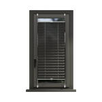Mitteinvasiivne Plisseeritud Ruloo Klemmfix 40X110 Cm, Must