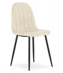 S&ouml;&ouml;gitool OSKAR PADVA, sametpolster, liivakarva, mustad jalad