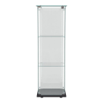 Klaasvitriin LED valgustusega &uuml;he uksega lukustatav vitriinkapp kollektsioonidele