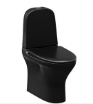 P&otilde;randapealne WC-pott Gustavsberg Estetic Rimless, must