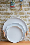 N&otilde;udekomplekt Asir M0255-B metall valge 30 cm