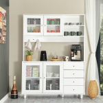 K&ouml;&ouml;gikapp Hanah Home Grano 140 &ndash; valge, sahtliblokk, praktiline disain