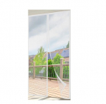 Wzlxcxxy magnetiline ukse s&auml;&auml;sev&otilde;rk 110x200 cm, valge