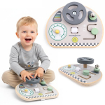 Montessori tegevustahvel Mamabrum &ndash; mini sensoorne auto armatuurlaud