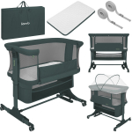 3-in-1 v&otilde;revoodi Lionelo Jodie Green Graphite