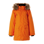 Huppa Poiste talveparka ROMAN 2, bright orange