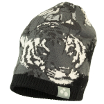 Huppa Laste m&uuml;ts TIGER, dark gray pattern