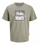 Jack & Jones meeste T-s&auml;rk 12285496*03, beež 5715827219676