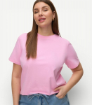 Vero Moda Curve naiste T-s&auml;rk 10333046*03, roosa 5715868606190