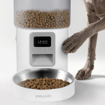 Lemmikloomatoidu Peluvio Crispy White - automaatne annustamisaparaat, valge