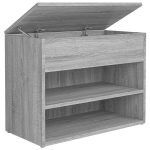 vidaXL jalatsipink, hall Sonoma tamm, 60 x 30 x 45 cm, tehispuit