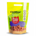 Laste kineetiline liiv Childgen, 907g, lilla, t&auml;idis
