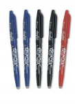 Kustutav pastapliiats Pilot Frixion 0,7 mm, 5 tk. seatud