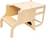 Puidust laste vaatetorn 3-in-1, 91 cm