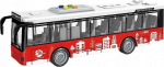 Punane linnaliinibuss heli ja valgusega, 27 cm