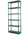 Modulaarne plastikriiul 222x120x46cm, niiskuskindel
