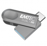 M&auml;lukaart Emtec m&auml;lupulk USB 3.2 Type-C Dual D280 32GB