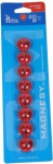 Tetis magnetid 8 tk. 20 mm, punane
