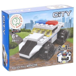 Ehitatud 2in1: politseiauto ja robot