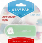 Starpak korrektorriba 5mm x 6m, pastellroheline