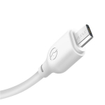Kolm-&uuml;hes Usb-kaabel: C, Micro Usb, Lightning, 1m, valge